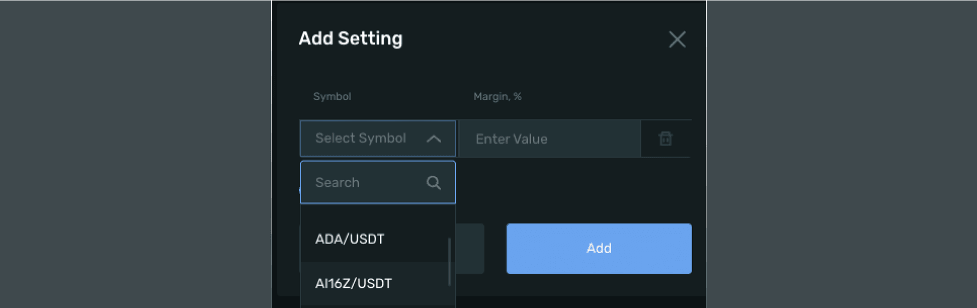 Automated Symbol Availability in AMS
