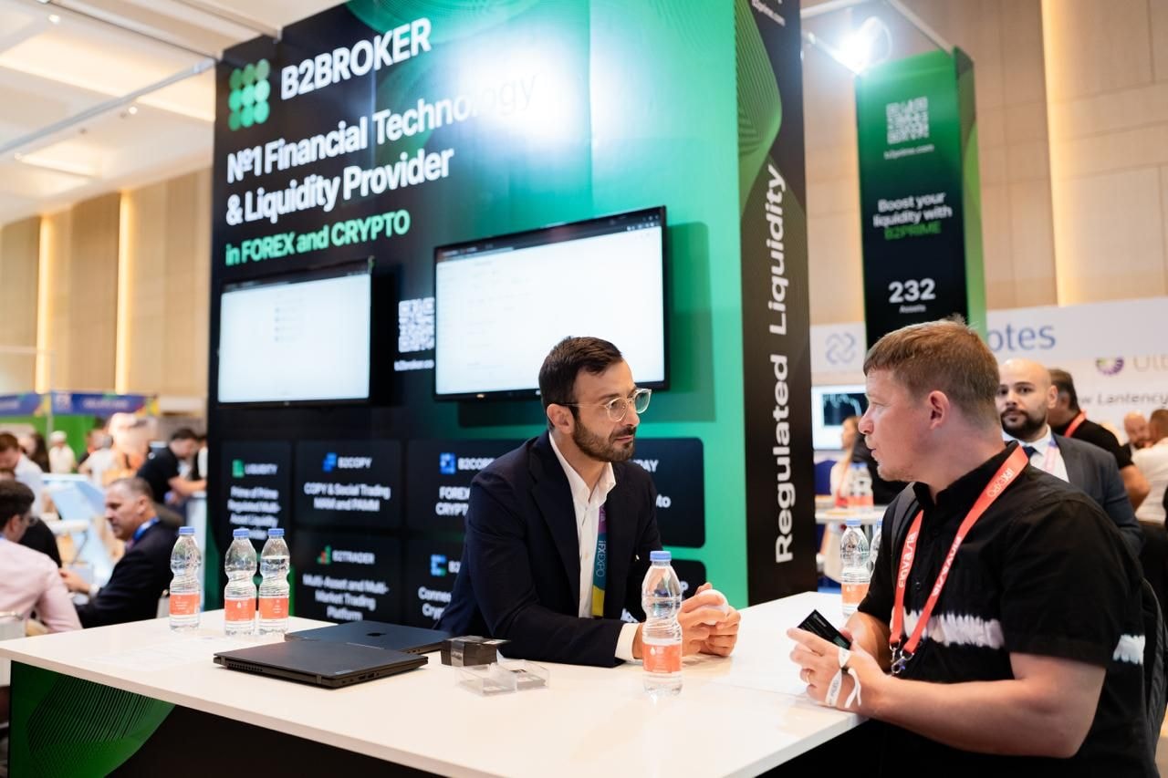 B2BROKER Booth at iFX Cyprus 2025