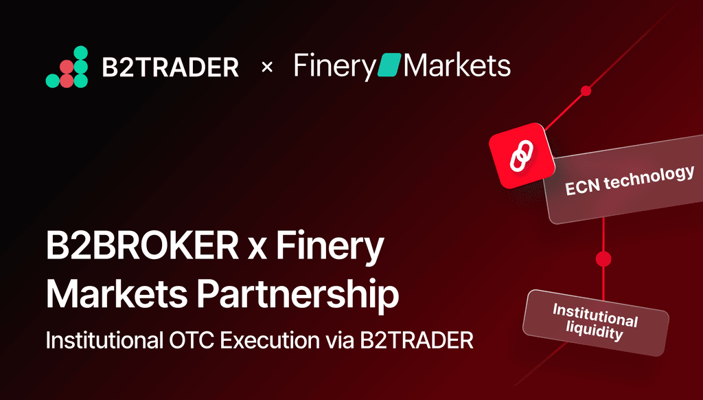 B2BROKER Partners with Finery Markets on Crypto OTC