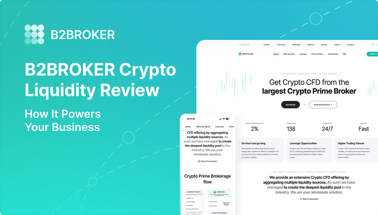 B2BROKER crypto liquidity service