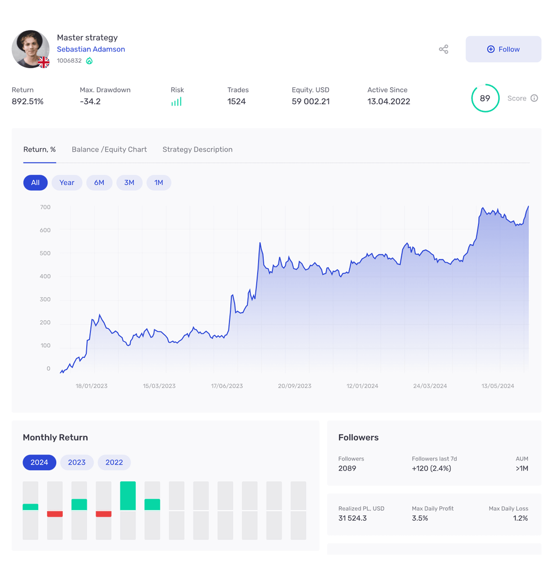 B2COPY user interface