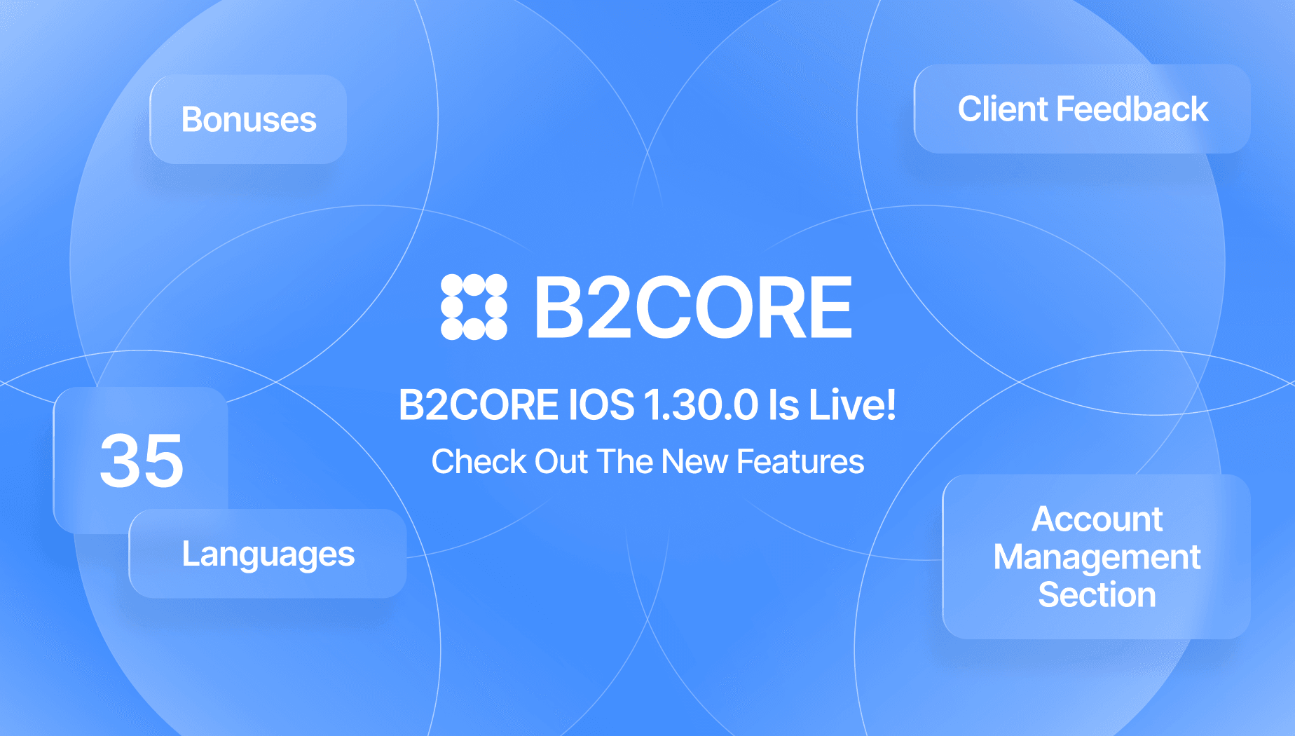 B2CORE iOS 1.30.0 update