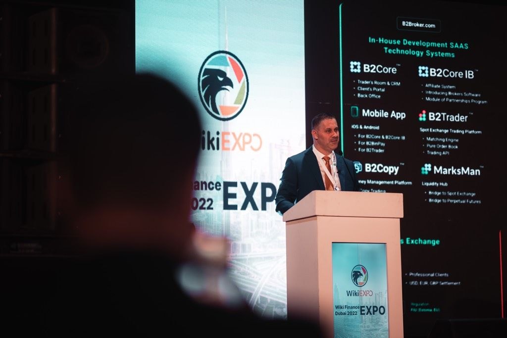 B2BROKER at Wiki Finance Expo Dubai 2022