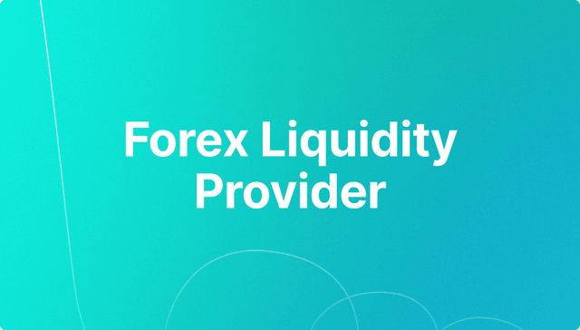 Forex liquidity provider