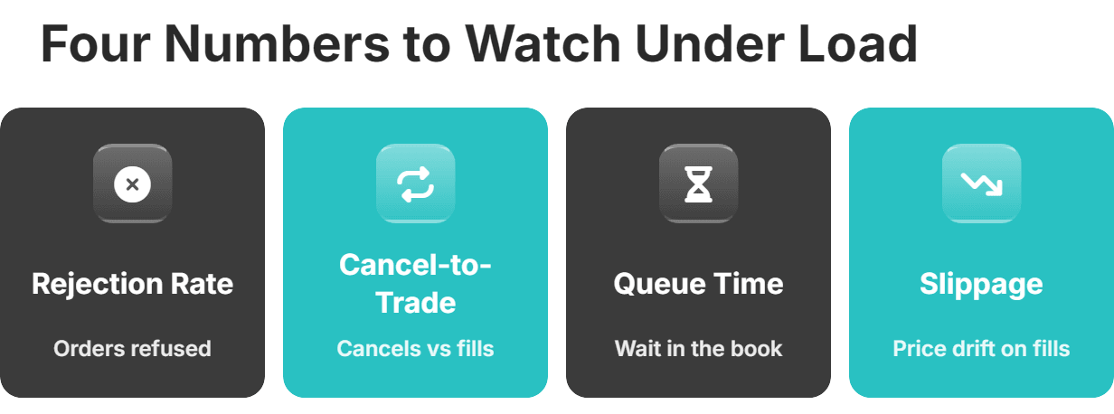 Four Numbers to Watch Under Load for brokers