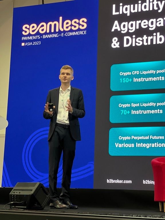 B2BROKER at Seamless Asia 2023