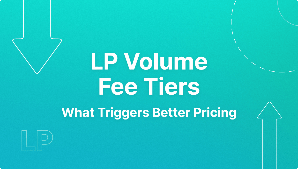 LP Volume Fee Tiers