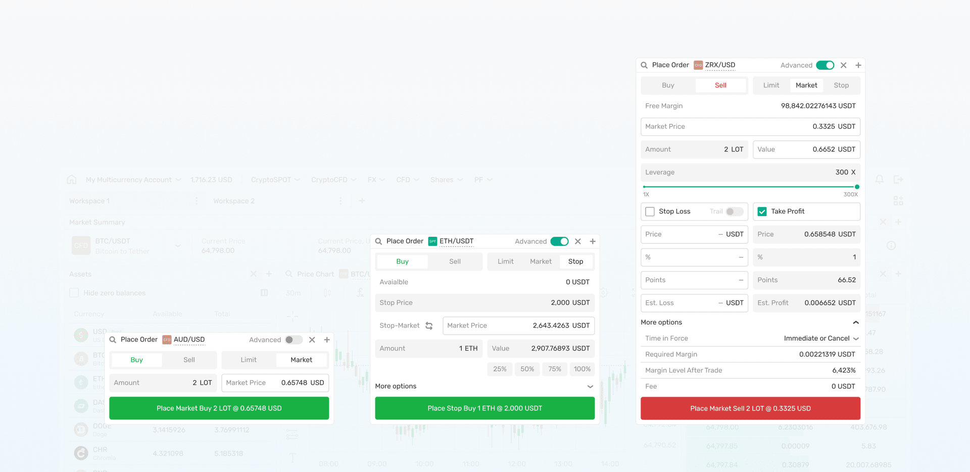 Place Order Widget