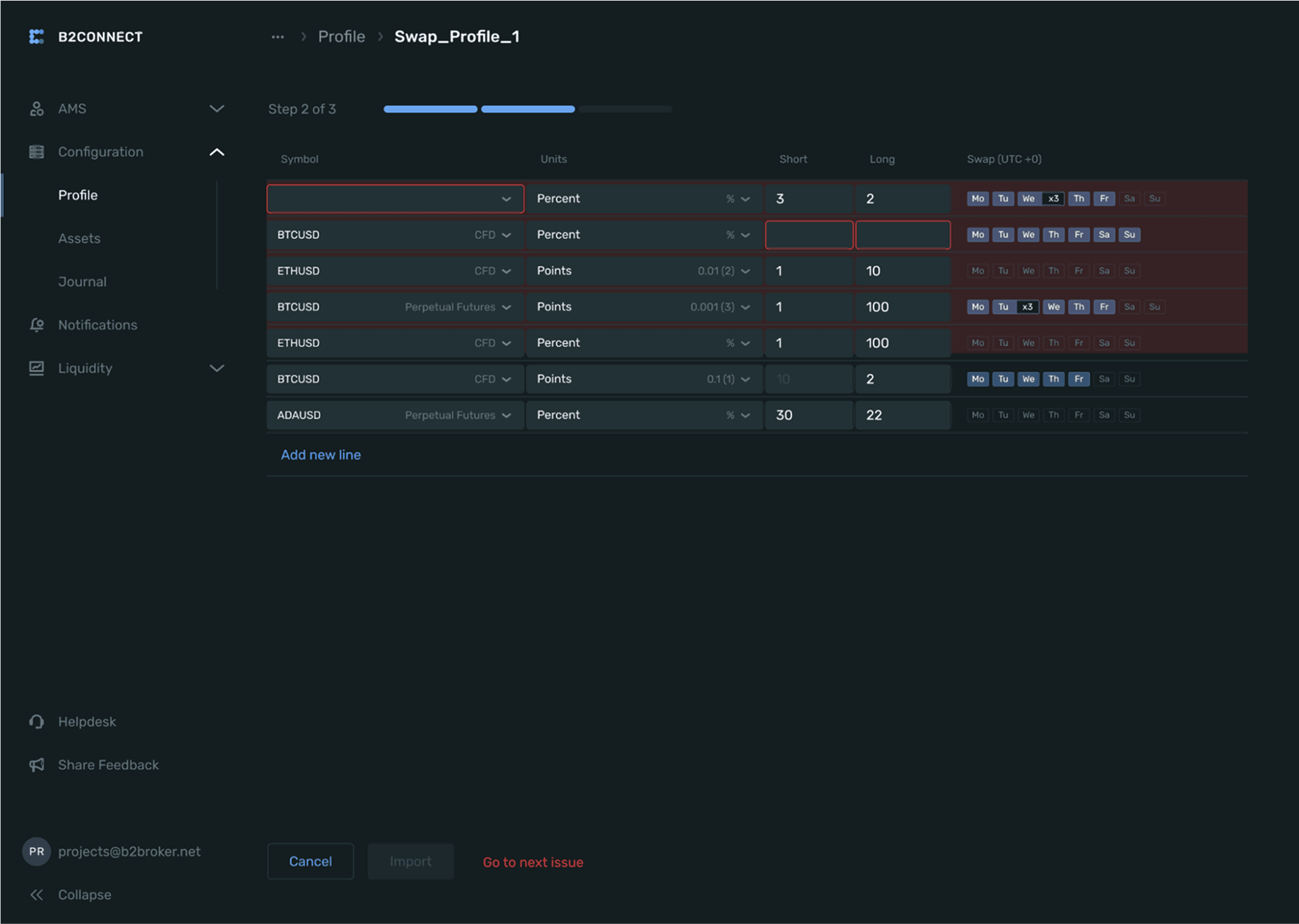 Swap Management with CSV Tools