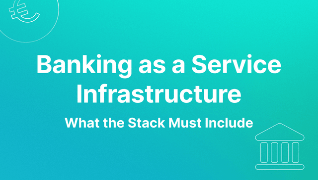 banking as a service infrastructure