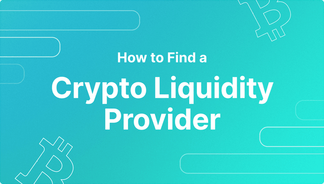 crypto liquidity provider