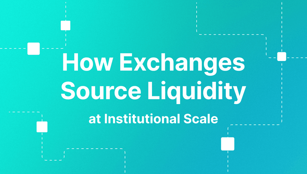 how exchanges source liquidity
