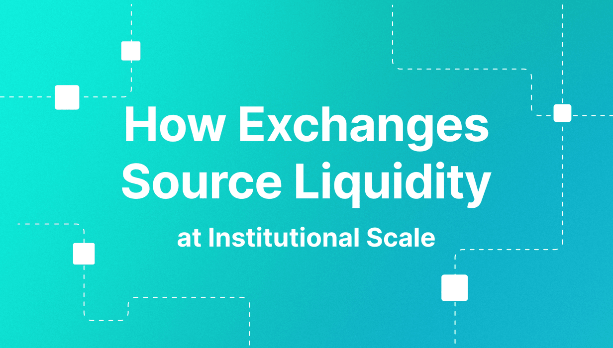 how exchanges source liquidity