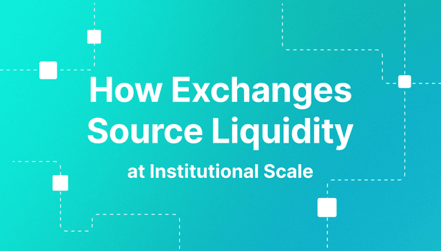 how exchanges source liquidity