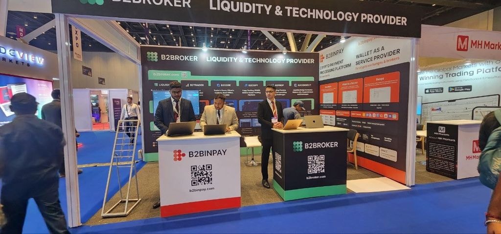 B2BROKER at at The Money Expo Mumbai