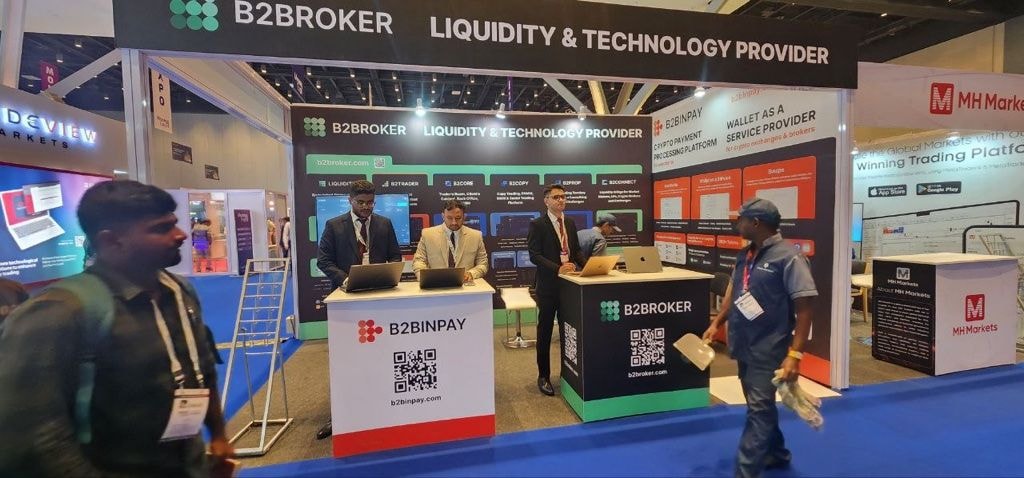 B2BROKER at at The Money Expo Mumbai
