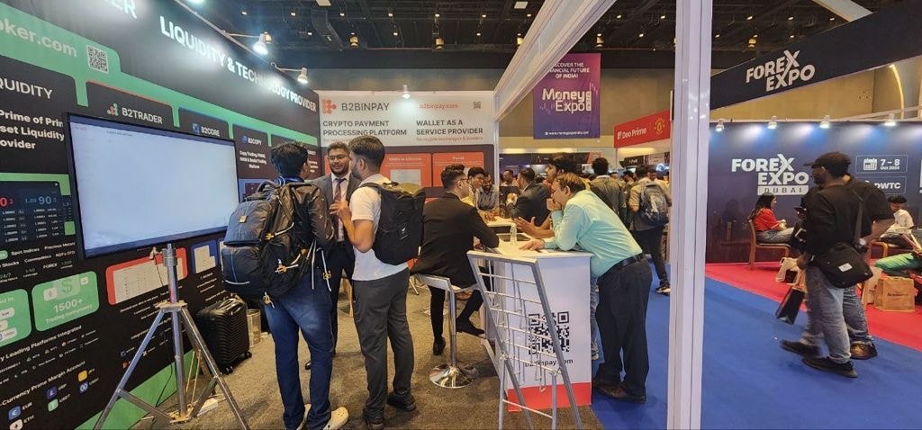 B2BROKER at at The Money Expo Mumbai