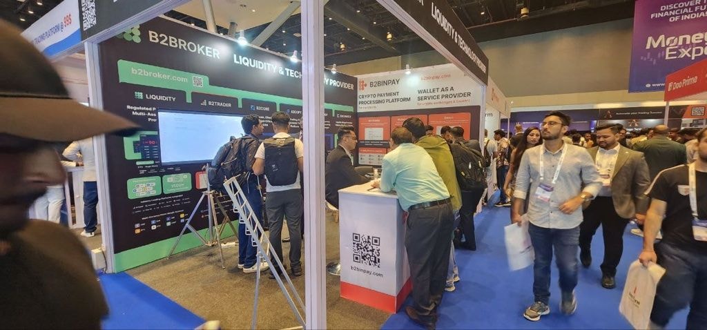 B2BROKER at at The Money Expo Mumbai