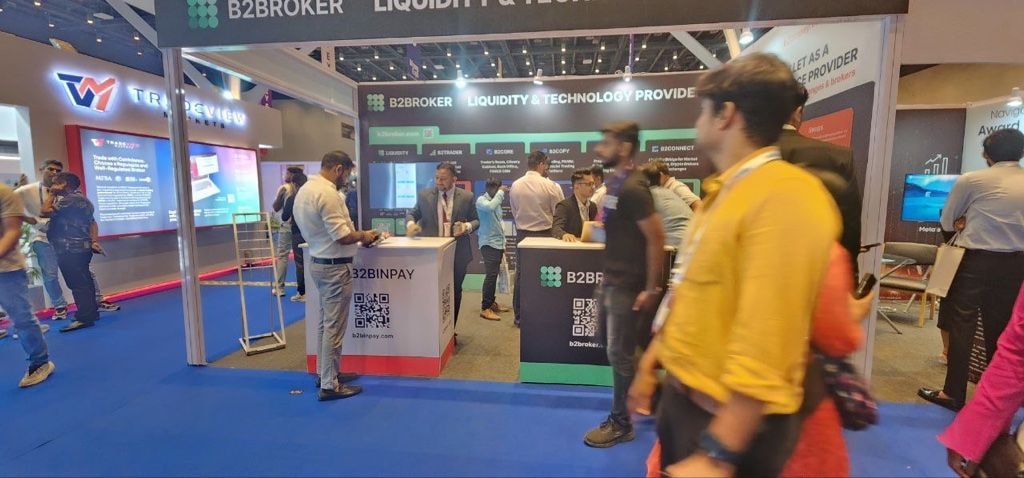 B2BROKER at at The Money Expo Mumbai