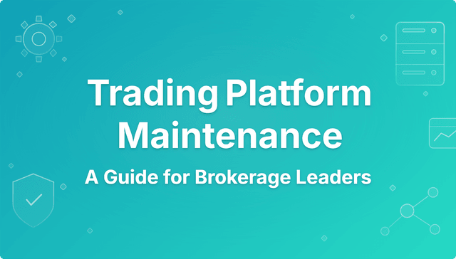 trading platform maintenance guide