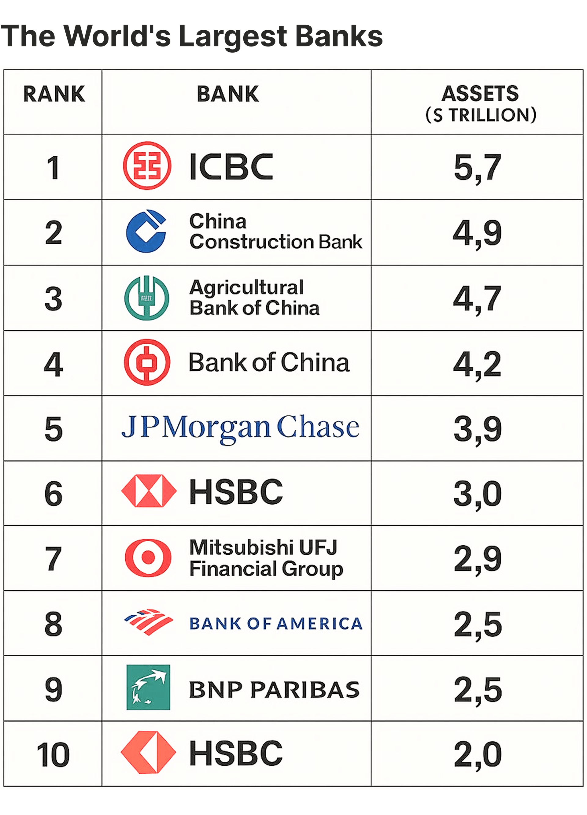 world's largest banks
