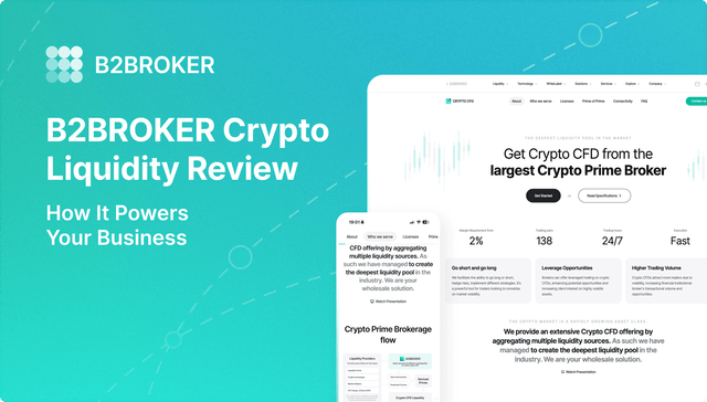 B2BROKER crypto liquidity service