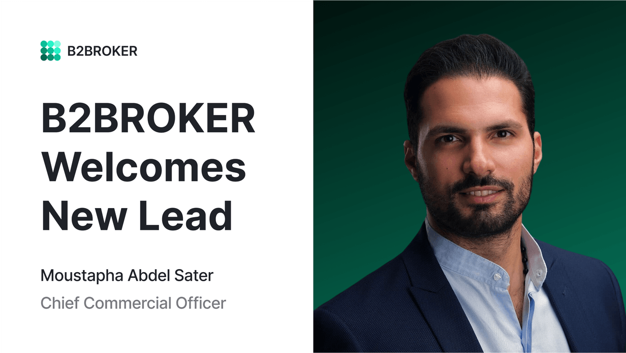 B2BROKER's new Chief Commercial Officer (CCO)