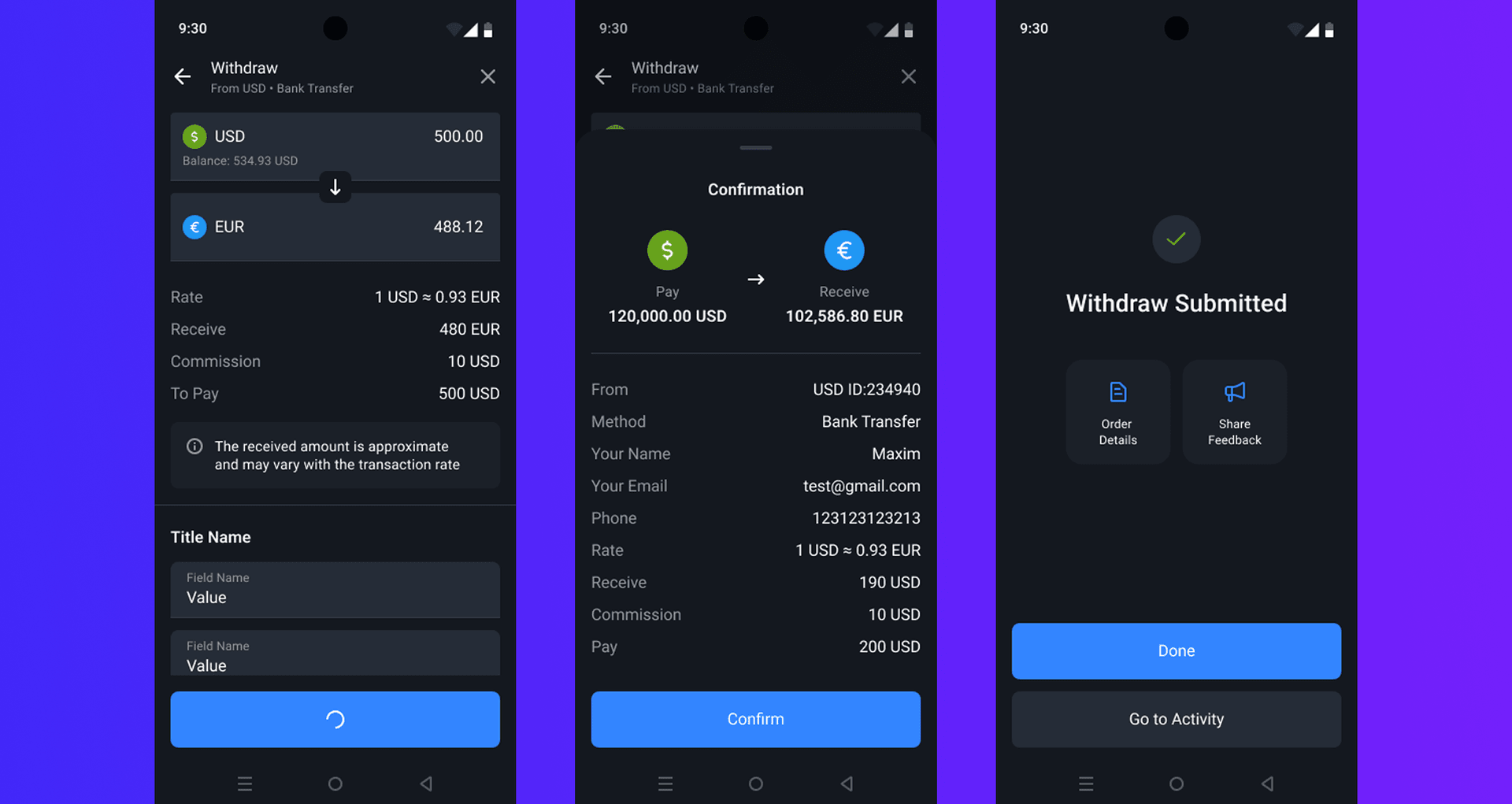 Redesigned Withdrawals for Total Clarity.