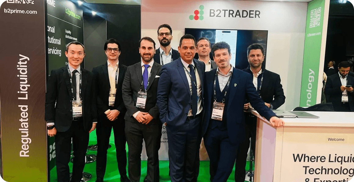B2BROKERのチームと業界イベント