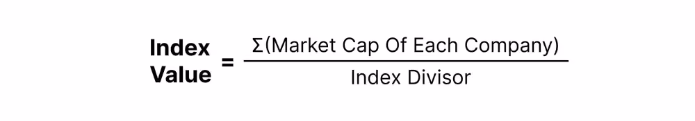index value calculation formula
