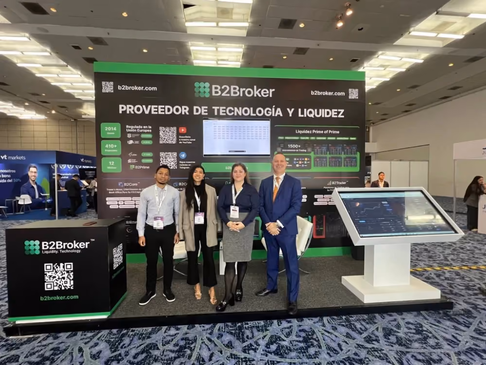 B2BROKER team at Money Expo Mexico 2024