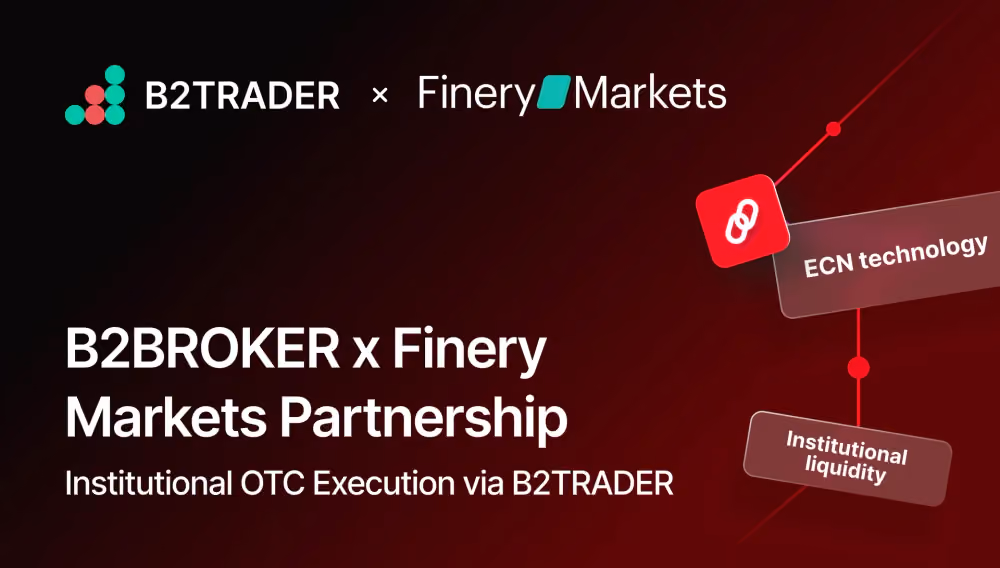 B2BROKER Partners with Finery Markets on Crypto OTC