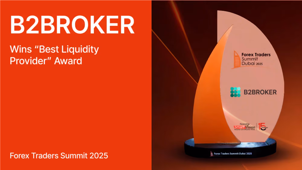B2BROKER Named Best Liquidity Provider