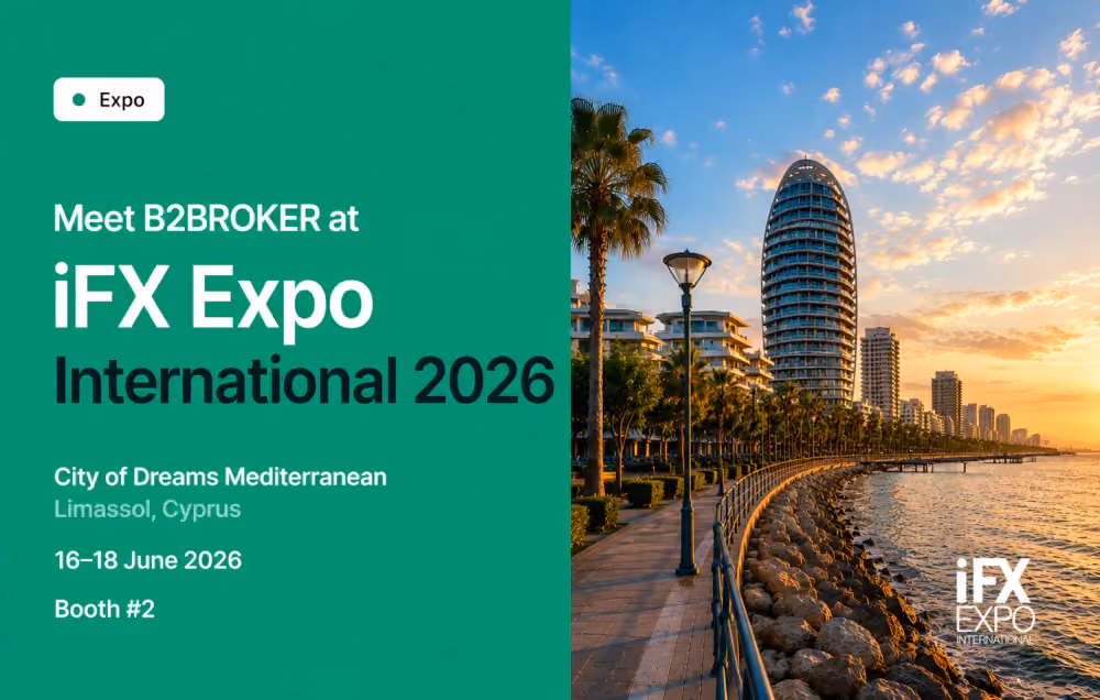 B2BROKER to Attend iFX EXPO International 2026