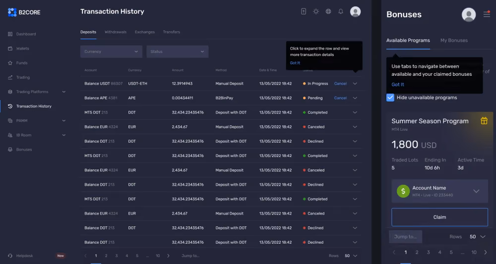 Interactive Hints for New Users