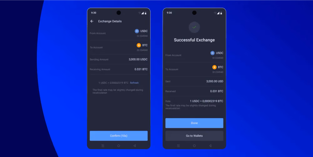 Currency Exchange module in B2CORE Android App 2.1
