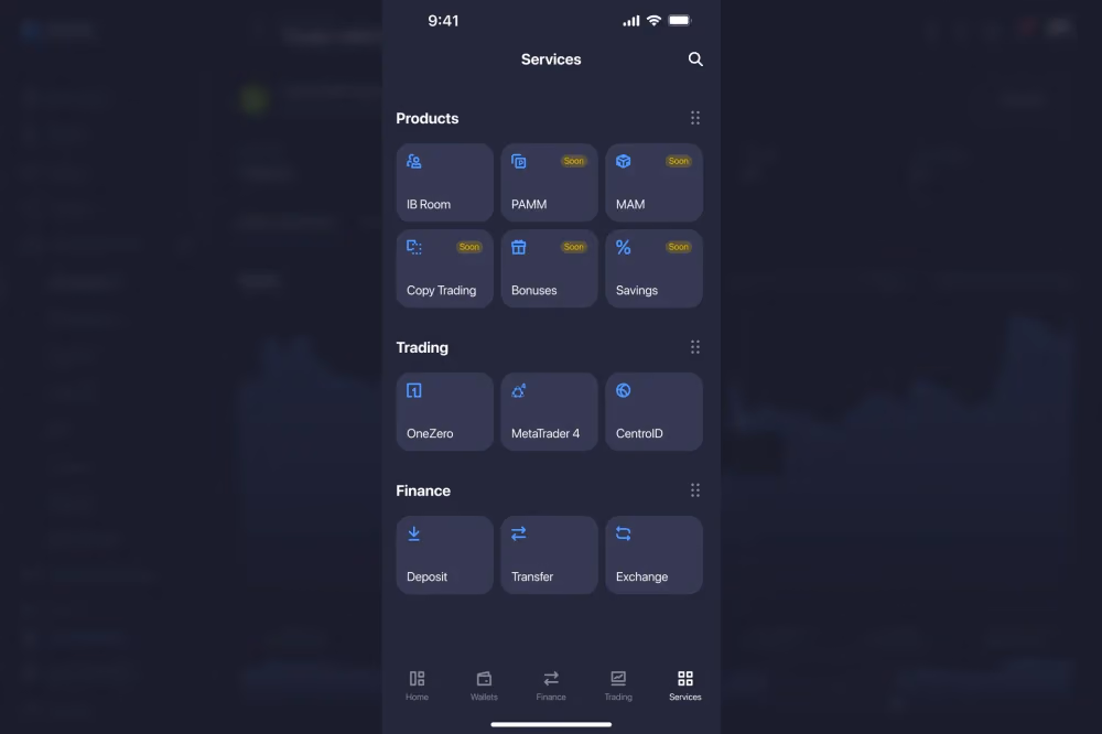 Custom Tile Items in the Services Screen