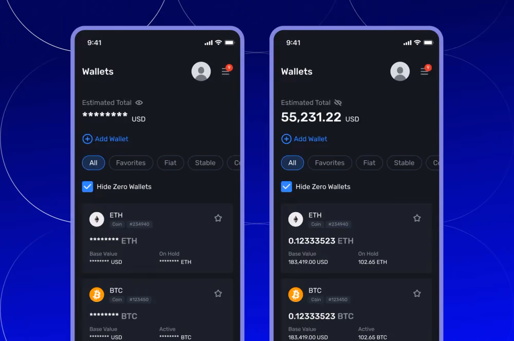 optimized wallet cards on mobile