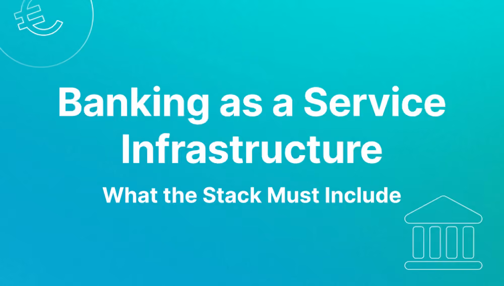 banking as a service infrastructure