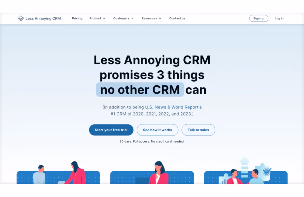 Less Annoying CRM