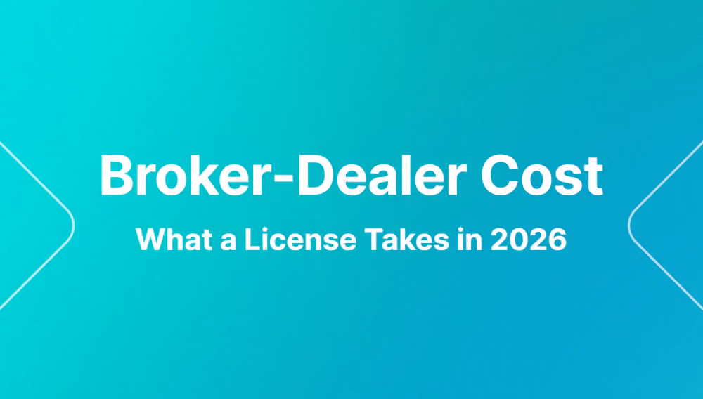 Custo do broker-dealer: o que uma licença exige em 2026
