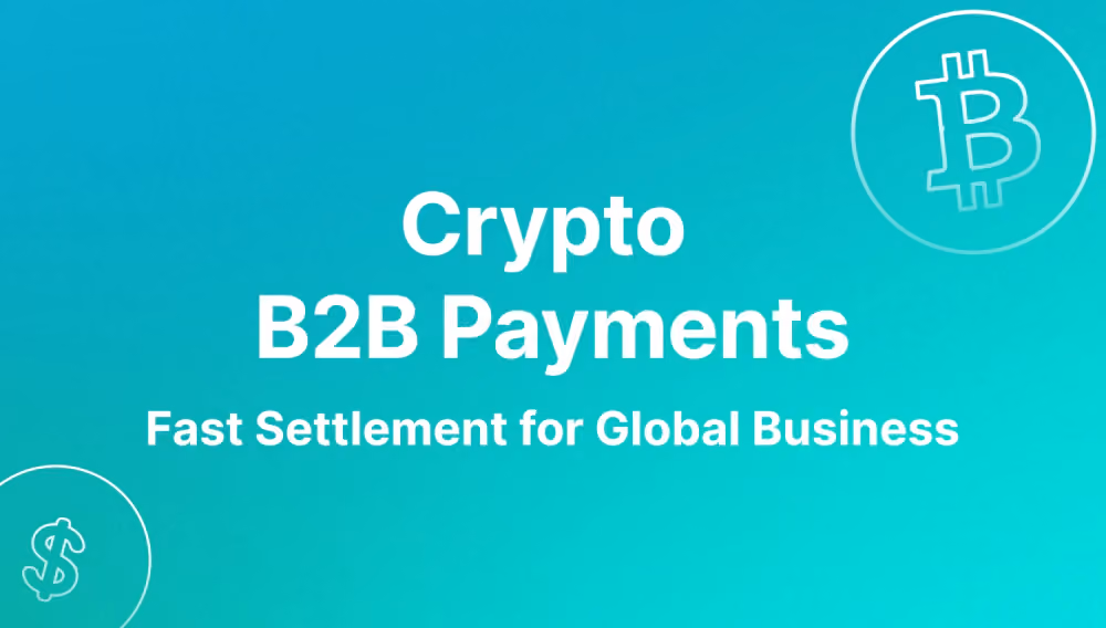 crypto b2b payments