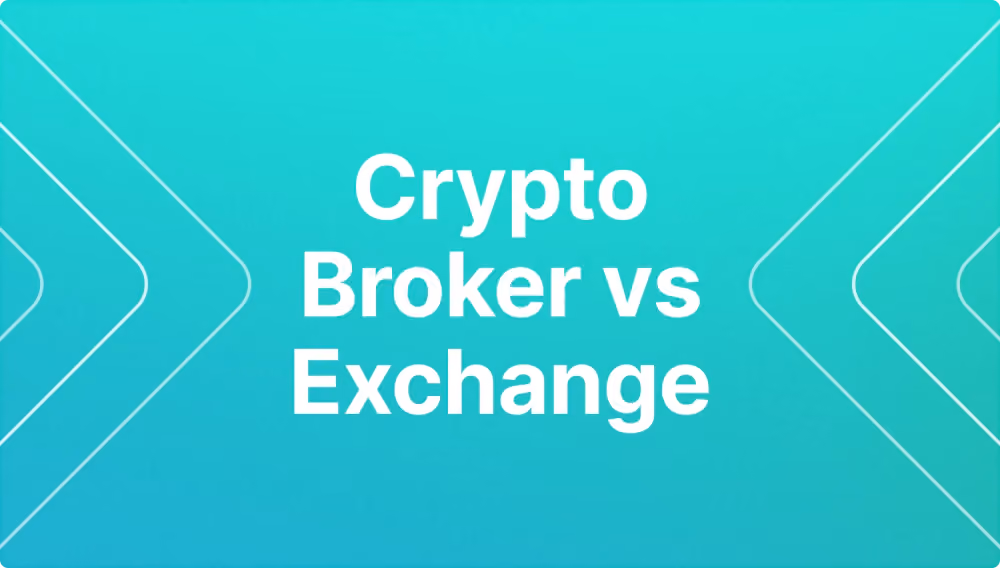 crypto broker vs exchange