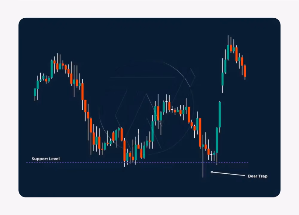 An Example Of A Bear Trap On A Chart