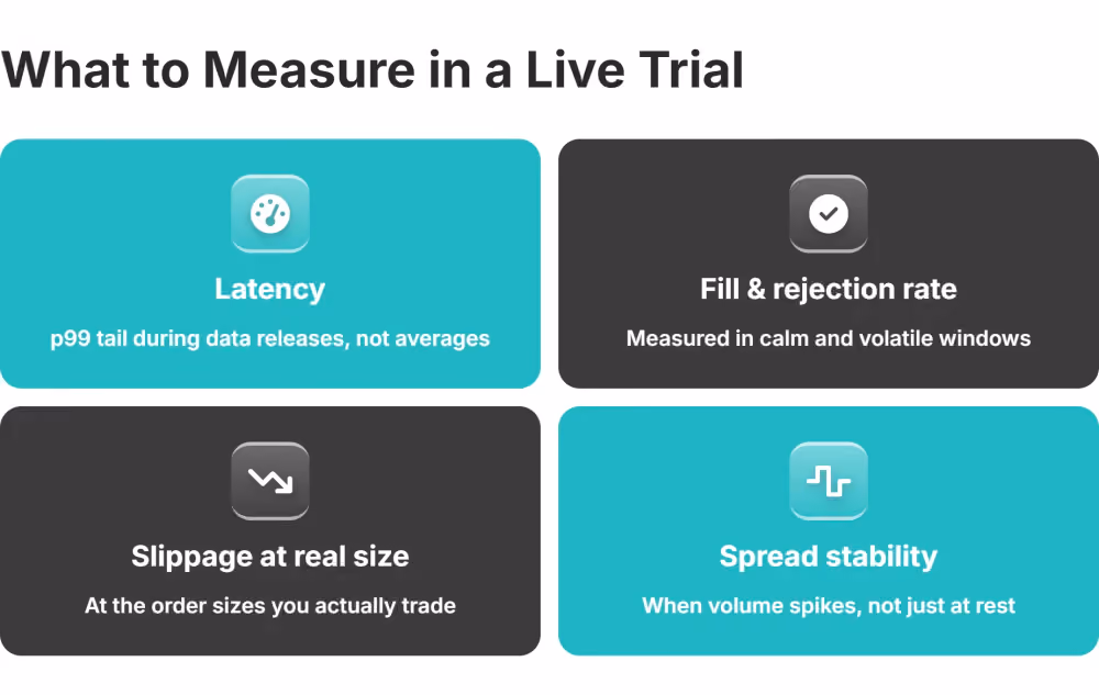 fix liquidity execution quality metrics