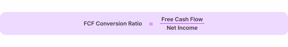 FCF Conversion formula