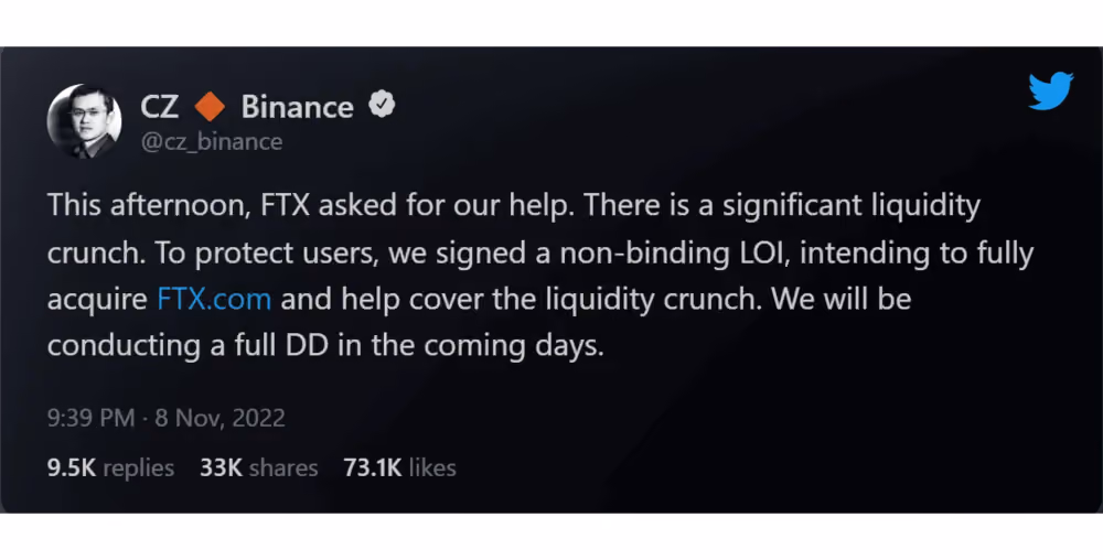 CZ on FTX