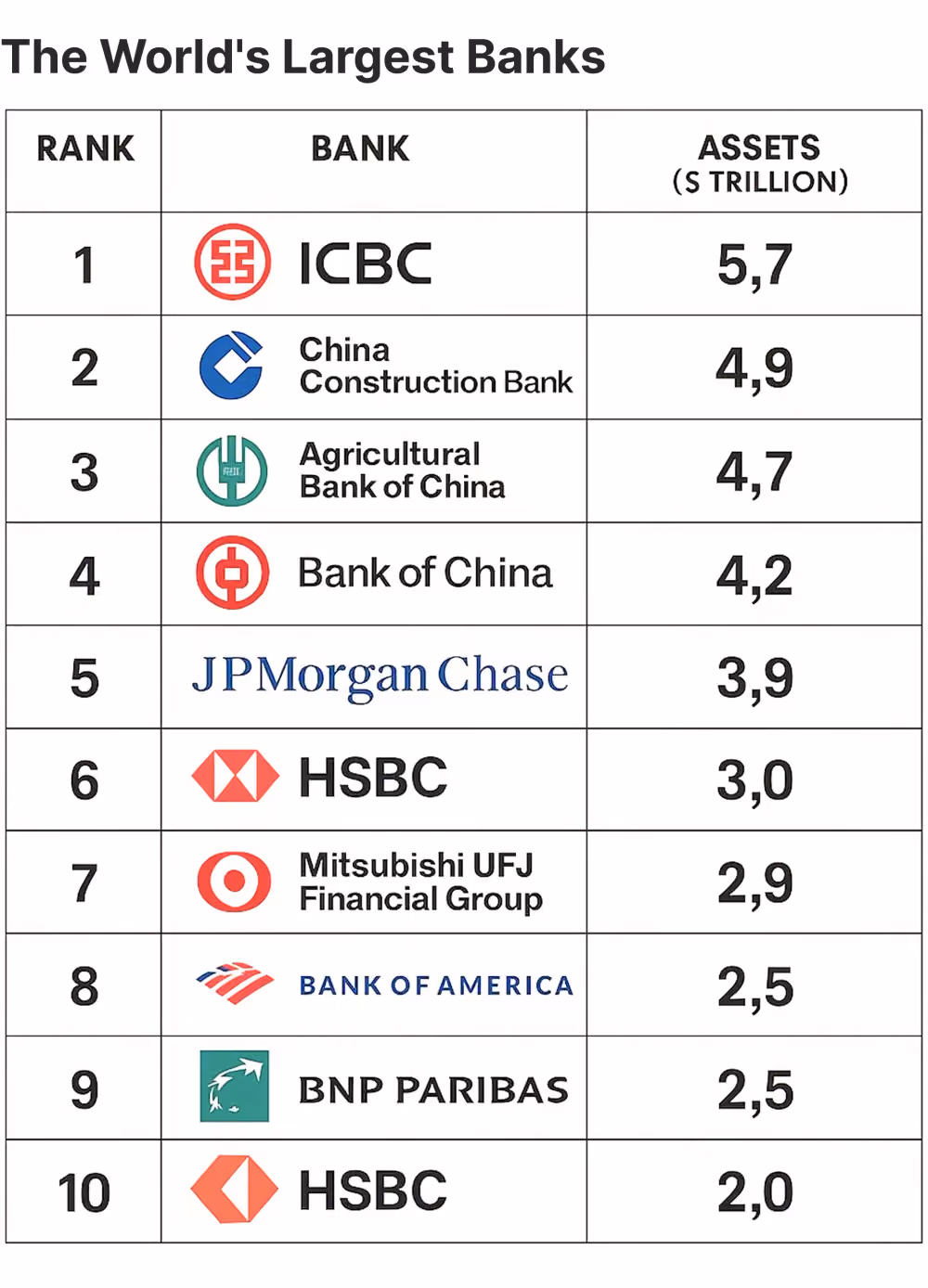 world's largest banks