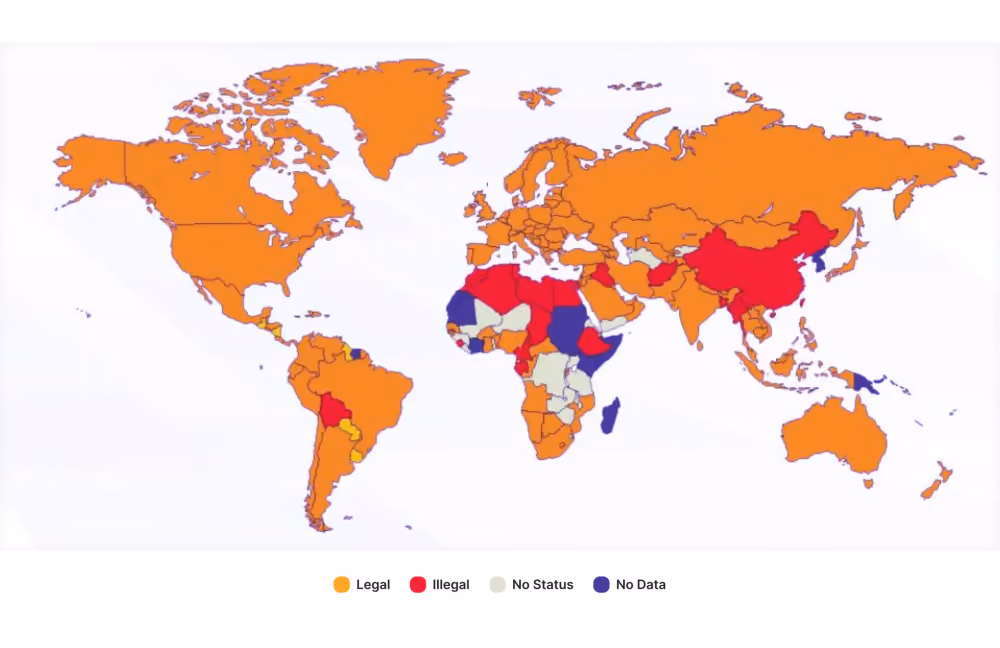 crypto regulation by country