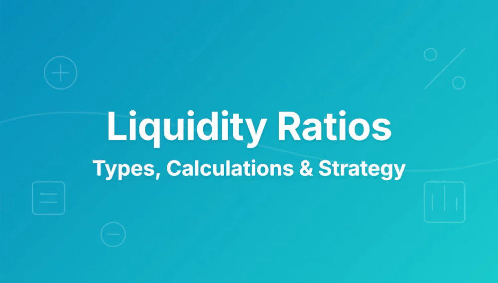 liquidity ratios